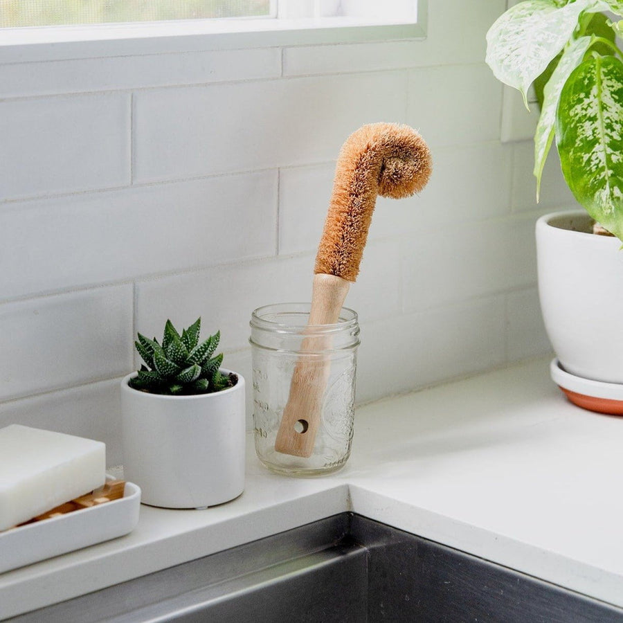 ZeroWasteStore.com Bottle Brush - Bottle Washing Brush, Eco-Friendly, Plastic Free, Compostable sku-40688618242159