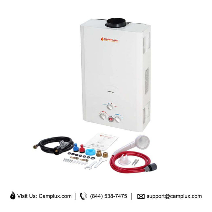 Camplux Camplux 16L Outdoor 4.22 GPM Propane Gas Tankless Water Heater BW422