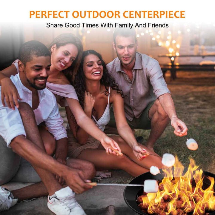 Camplux Camplux Outdoor Propane Fire Pit with Cover and Carry Kit, Auto-Ignition FP19AL