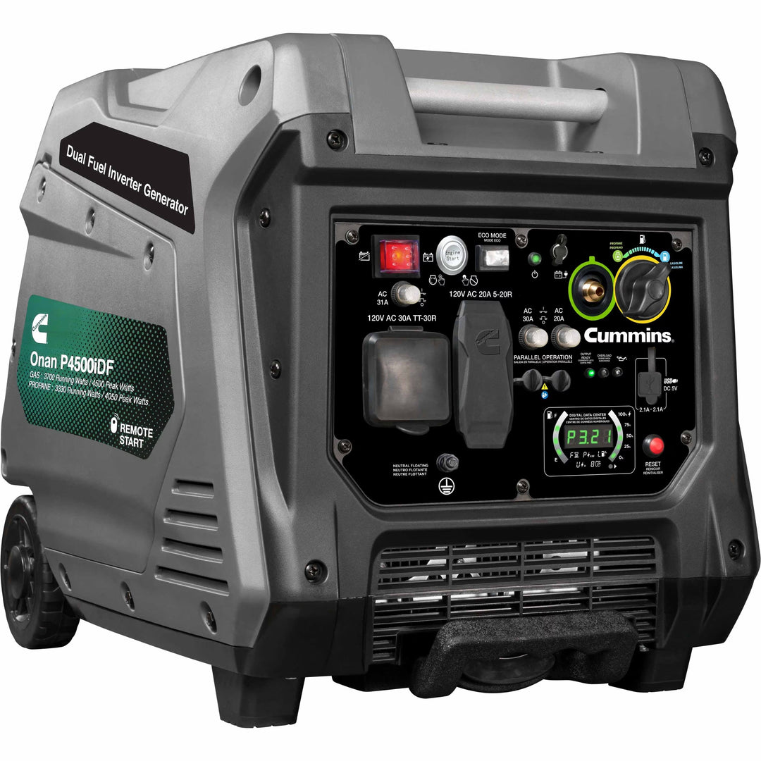 Cummings Cummins Onan P4500iDF Dual Fuel Portable Generator A068H732