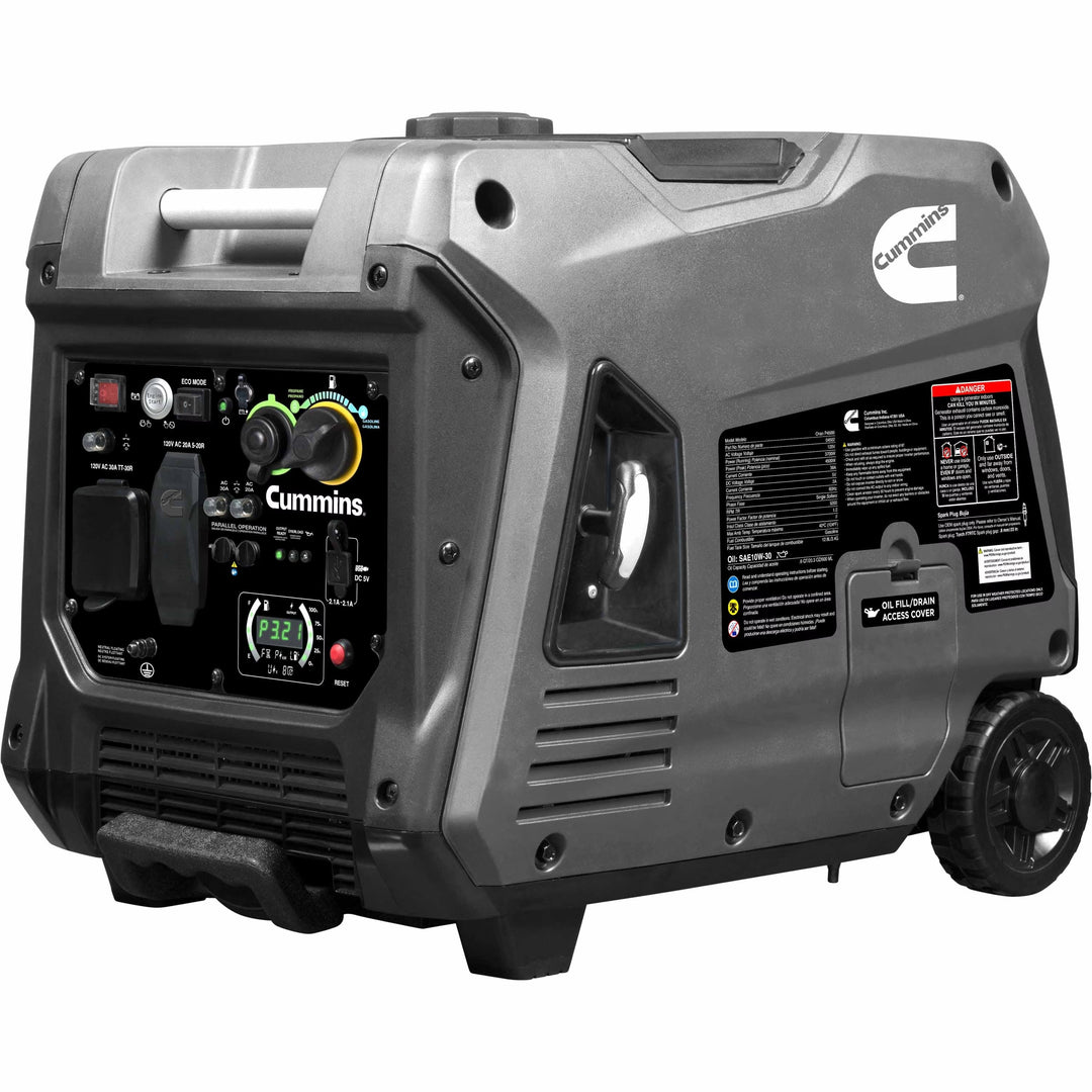 Cummings Cummins Onan P4500iDF Dual Fuel Portable Generator A068H732