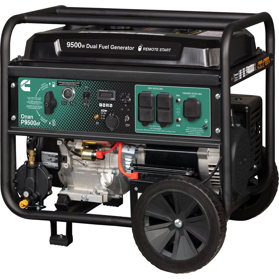 Cummins Cummins Onan P9500df Dual Fuel Portable Generator A074Z438