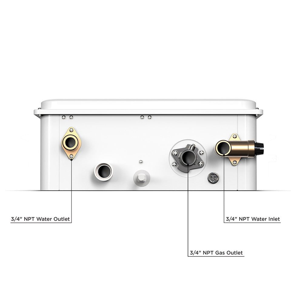 Eccotemp Eccotemp Builder Series Outdoor 6.8 GPM Liquid Propane Tankless Water Heater 6.8GB-LP