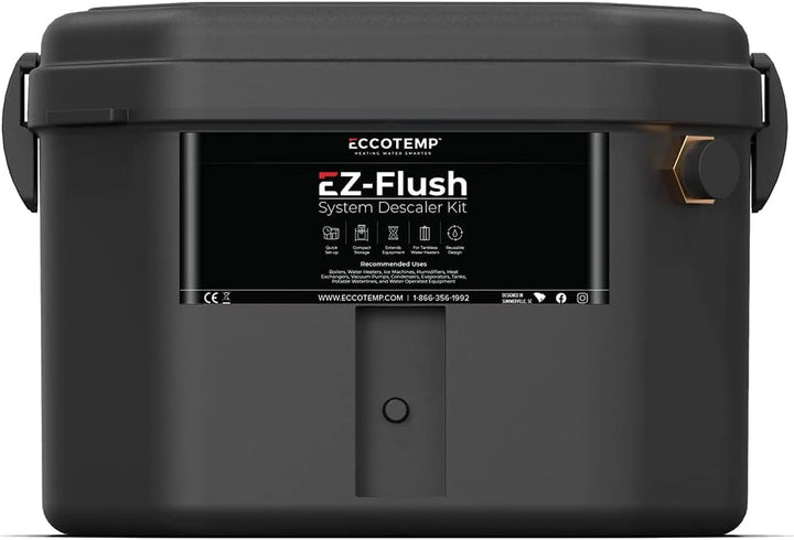 Eccotemp Eccotemp EZ-Flush System Descaler Kit with Pump and Solution, Durable Tankless Water Heater Flushing Kit