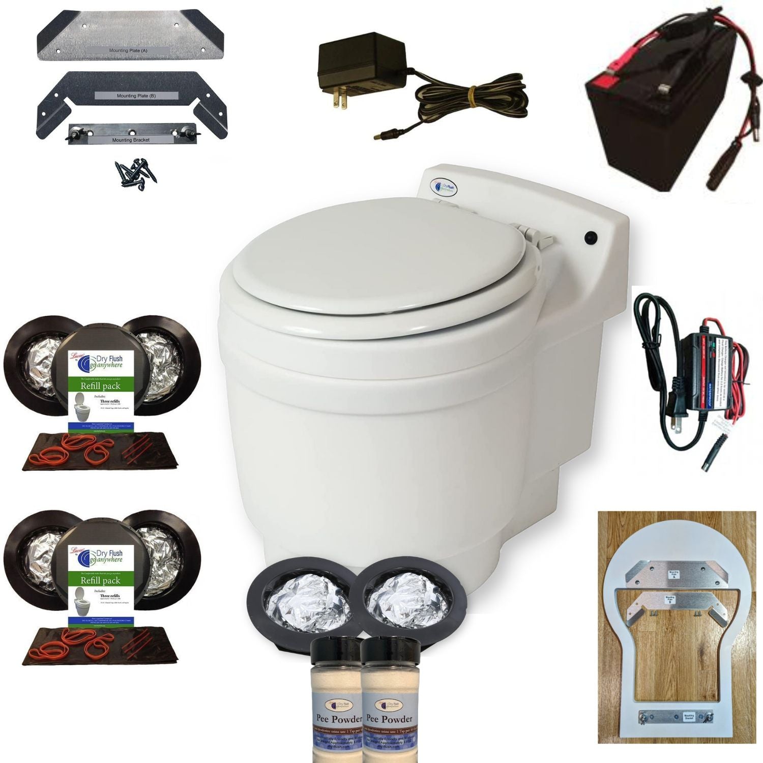 Laveo Dry Flush Toilet RV Bundle – ShopTinyHouses.com